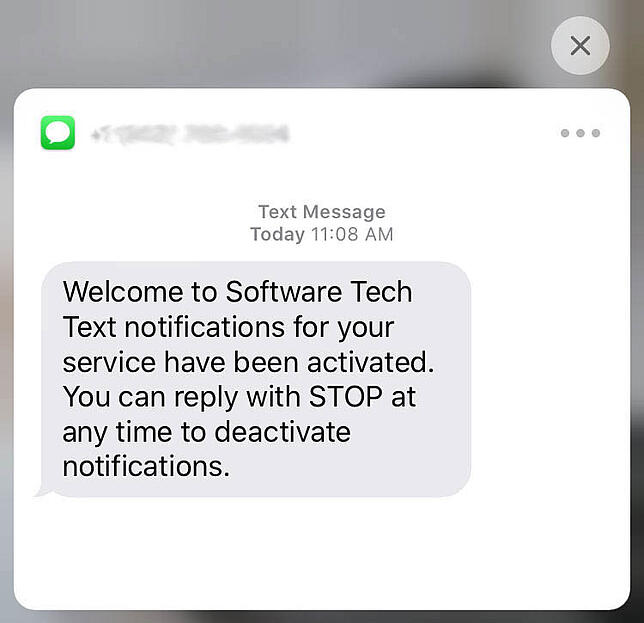 Sms Welcome Automated Billing